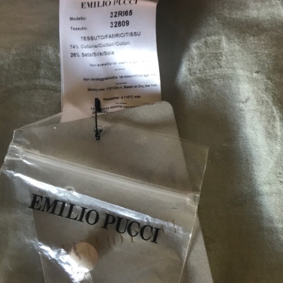 NWT Emilio Pucci Cotton & Silk Dress, IT 44 - Picture 7 of 8